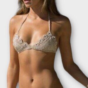 NWT Plumeria Swimwear Exuma Crochet Bikini Top